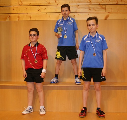 Le podium en Minimes Gar�ons
