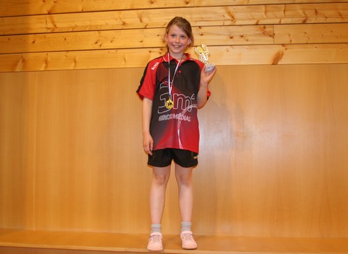 Le podium en Poussines