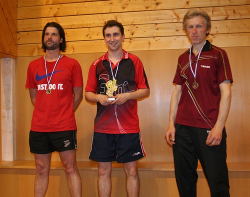 Le podium en Seniors Messieurs