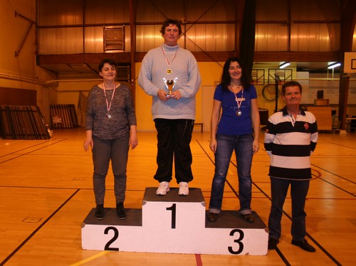 Le podium en V�t�rans 1 Dames