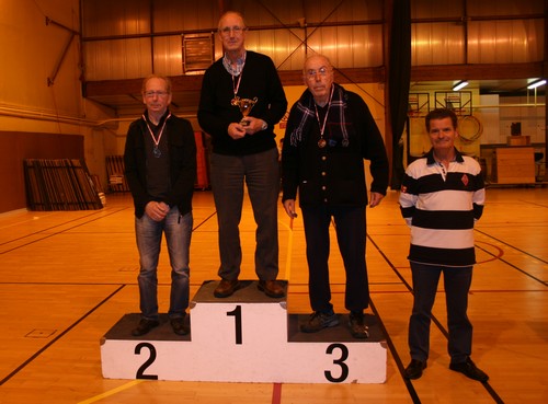Le podium en V�t�rans 4  Messieurs