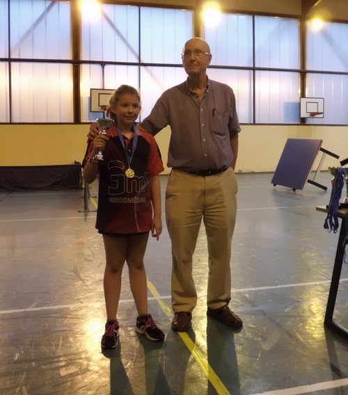 Le podium en Minimes Filles