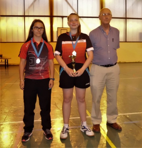 Le podium en Seniors Dames