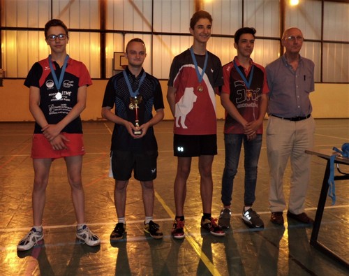 Le podium en Seniors Messieurs
