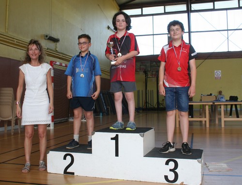 Le podium en Minimes Gar�ons