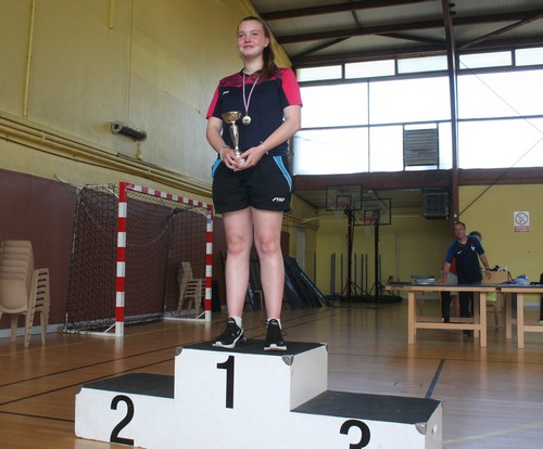 Le podium en Seniors Dames