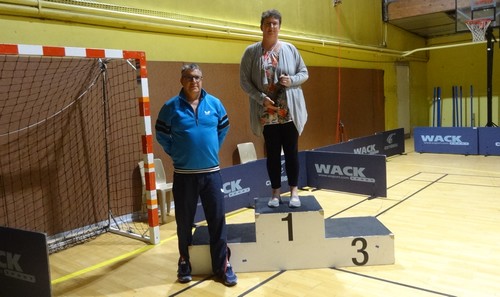 Le podium en V�t�rans 2  Dames