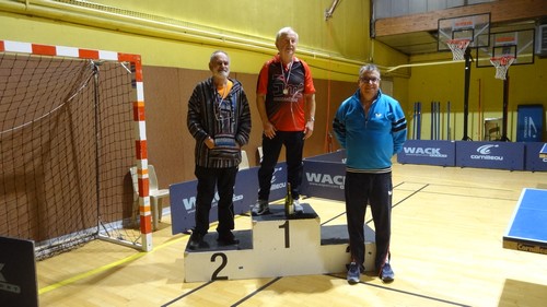 Le podium en V�t�rans 4  Messieurs