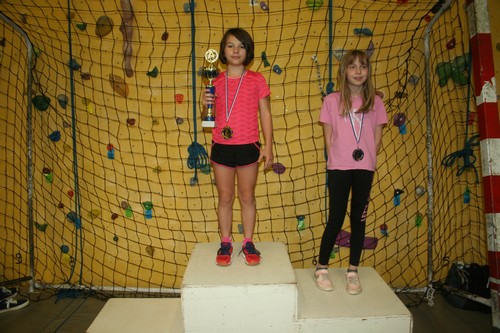 Le podium en Benjamines