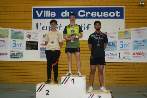 Le podium en Juniors Gar�ons