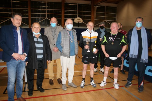 Le podium en V�t�rans 4  Messieurs