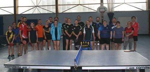 Les joueurs avant la competition
