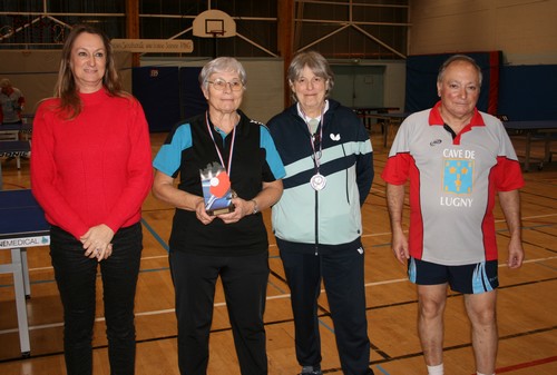 Le podium en V�t�rans 3 Dames
