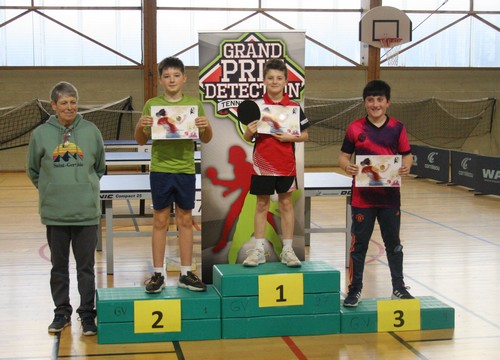 Le podium du Tableau 1