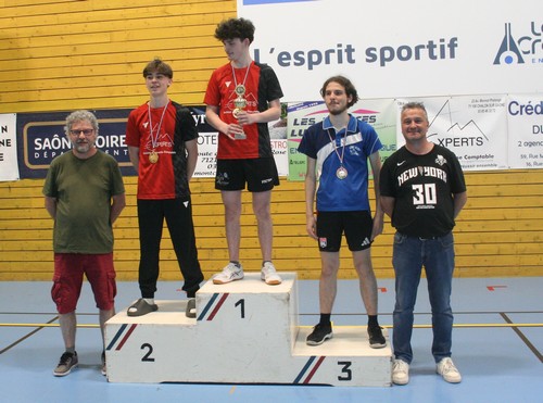 Le podium en Seniors Messieurs