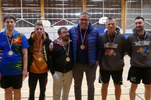 Le podium en V�t�rans CNV 40+ Messieurs