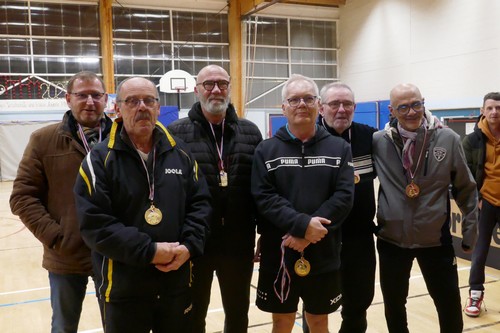 Le podium en CNV V60+ Messieurs