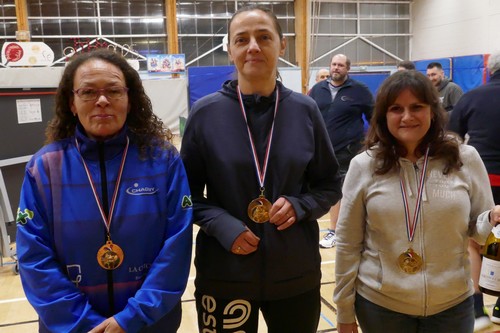 Le podium en V�t�rans V50 V55 Dames