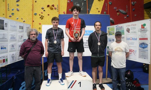 Le podium en Seniors Messieurs