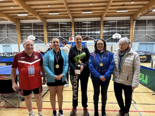 Le podium en V�t�rans V50 V55 Dames
