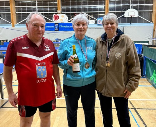 Le podium en V�t�rans V65 Dames