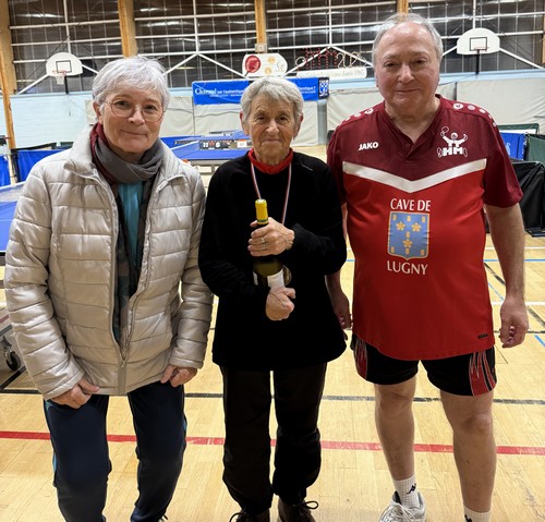 Le podium en V�t�rans V80 Dames