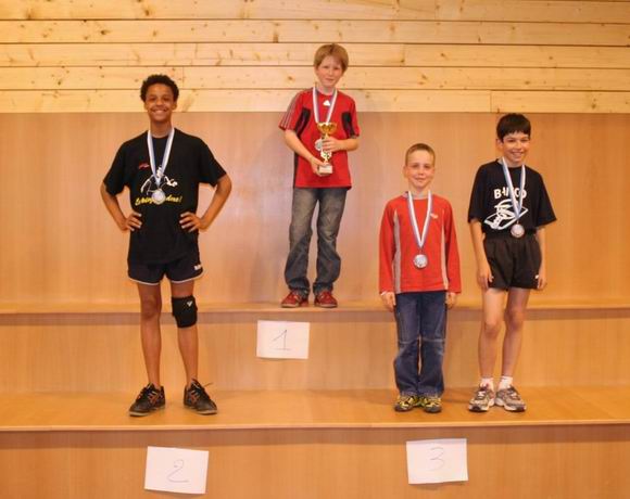 Le podium en Minimes Gar�ons