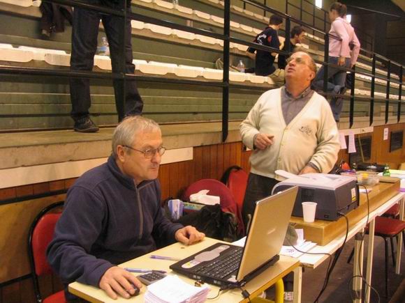 Les JA pr�sents pendant ces 2 jours de comp�tition: Andr� Seguin et Lucien Chalmandrier