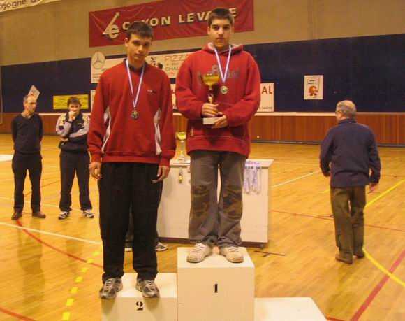 le podium finales par classement cat�gorie 60-55