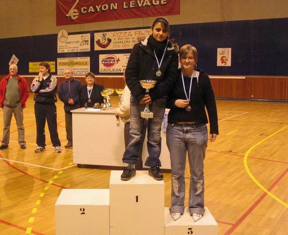 le podium finales par classement cat�gorie 60-55