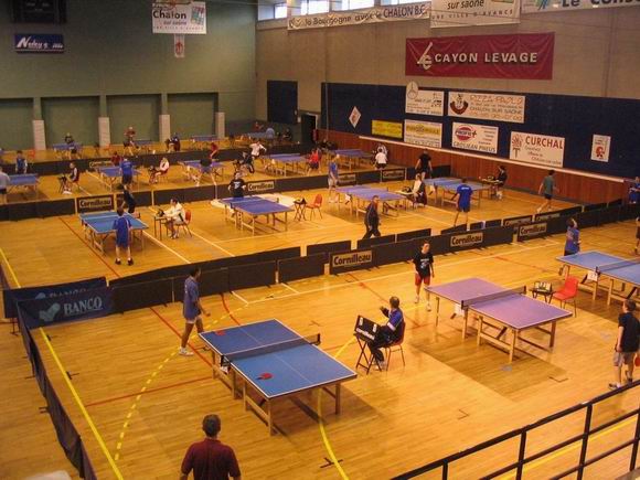 La maison des Sports de Chalon pendant les finales par classement