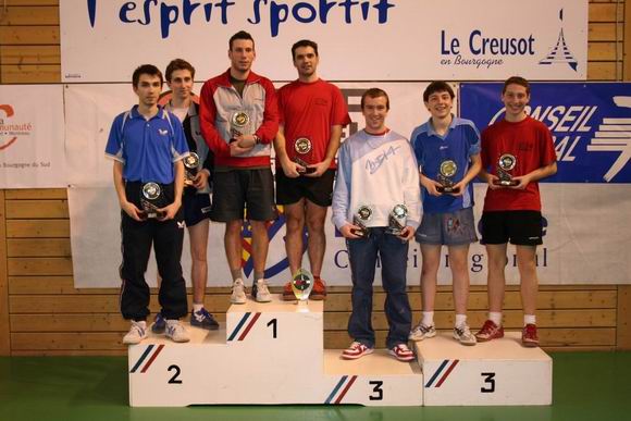 Le podium en Doubles Messieurs