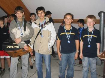 Medailles d'argent en cadets : U.P.C.V