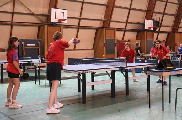 Un  1/4 finale des doubles