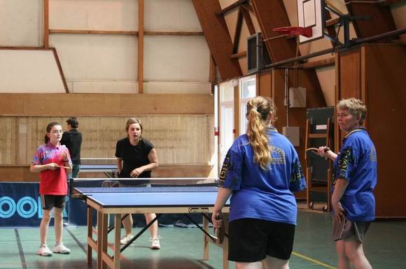 Un  1/4 finale des doubles