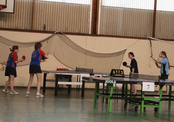 Un  1/4 finale des doubles