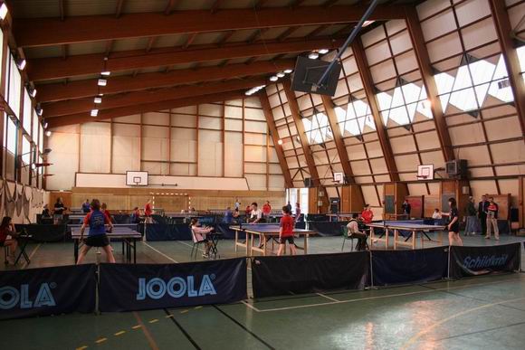 Le gymnase pendant la dur�e de la comp�tition